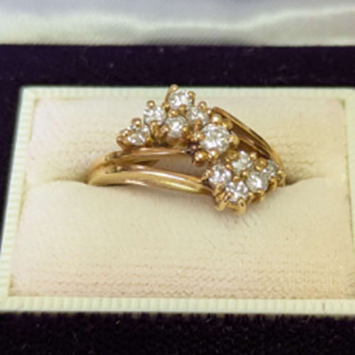 18金ダイヤモンドリング