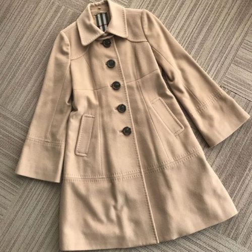 バーバリーブルーレーベルカシミヤ100%コート