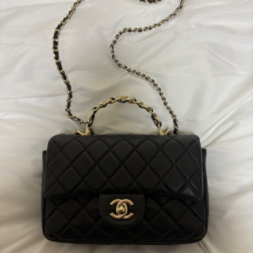 トップハンドル ミニ クラシック ハンドバッグ