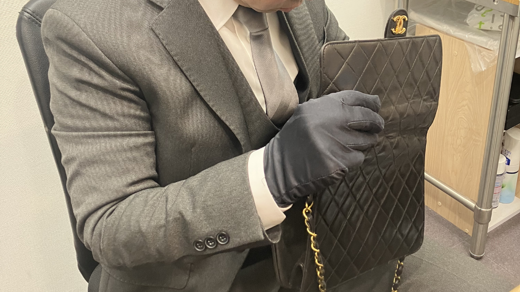 大黒屋 質新宿通り店_シャネル マトラッセ プッシュロック チェーンショルダー 黒_中