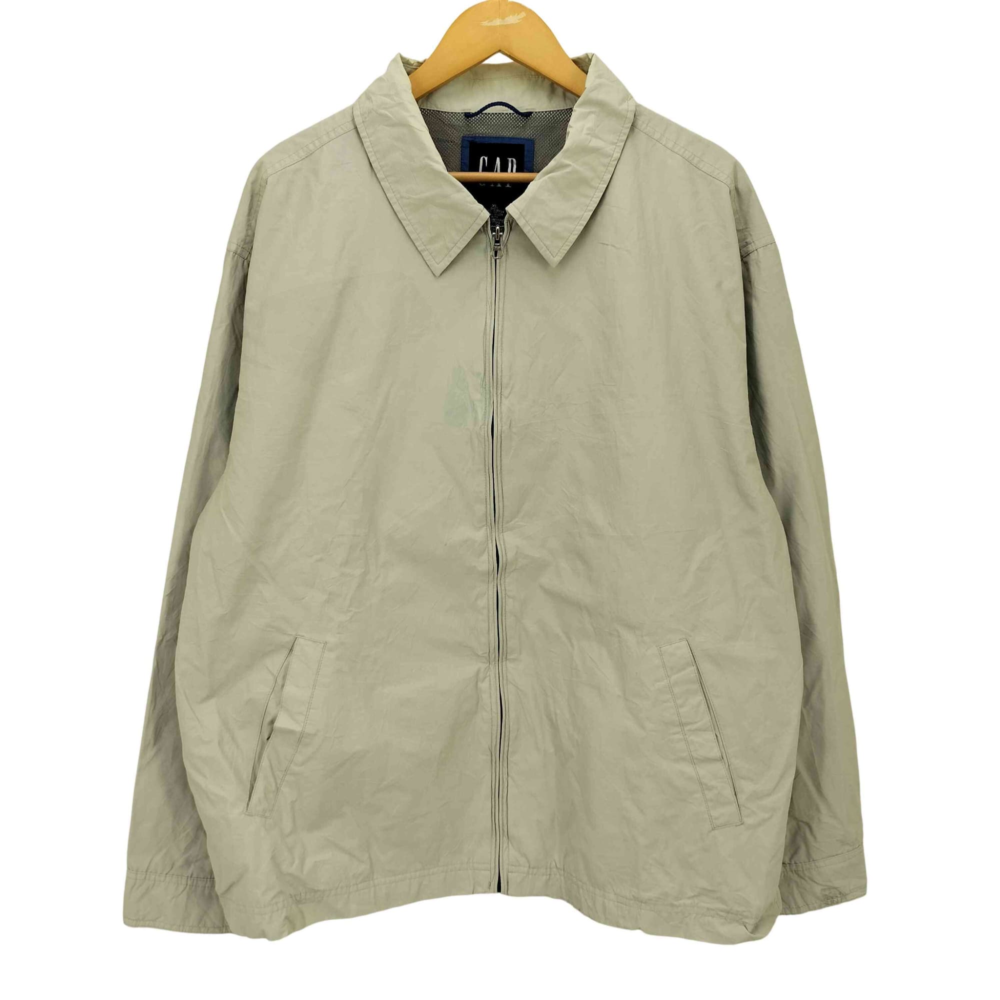 GAP 90S OLD 紺タグ 裏地メッシュ ナイロンジップアップジャケット