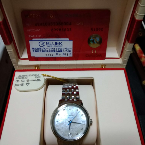 オメガ デ・ヴィル プレステージ 1,000,000円