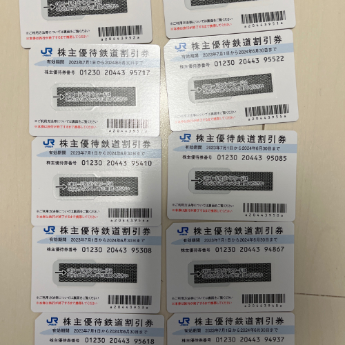 JR西日本株主優待券 10枚 有効期限2024年6月30日