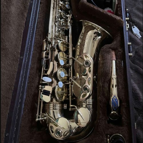SELMER AS SA-80II 2 W/E GP 金メッキ 彫刻有り
