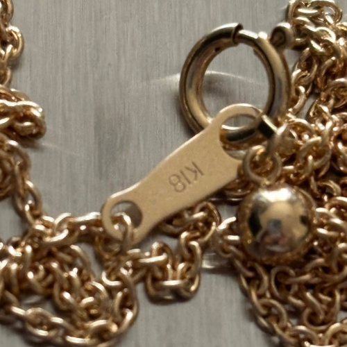 18金 チェーンネックレス7