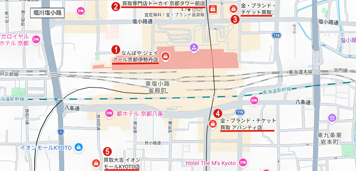 京都駅周辺