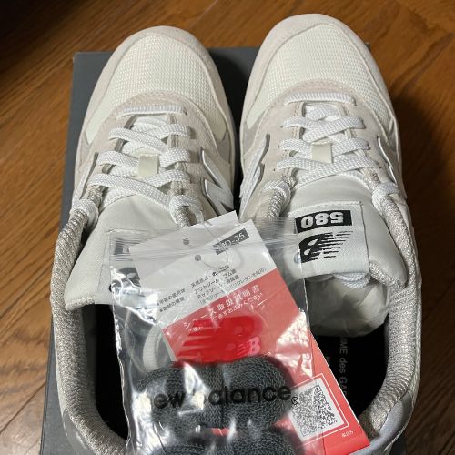 ギャルソン × ニューバランス 580 Wネーム BEIGE