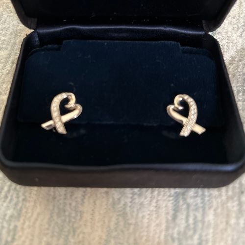 ティファニー　ピアス　ダイヤ　750 wg