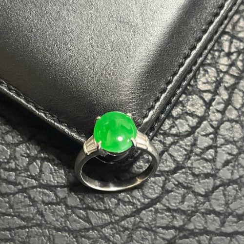 pt900翡翠リング