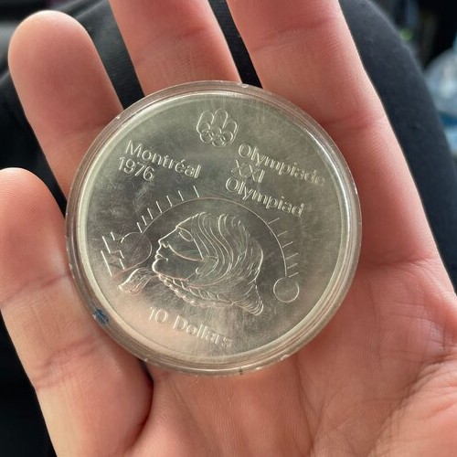 1976年 カナダ Montrealモントリオールオリンピック記念銀貨