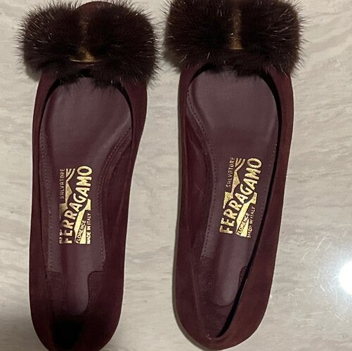 フェラガモ レディースシューズ ミンクガンチーニ