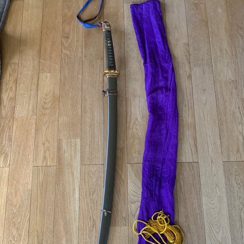 軍刀　登録証あり