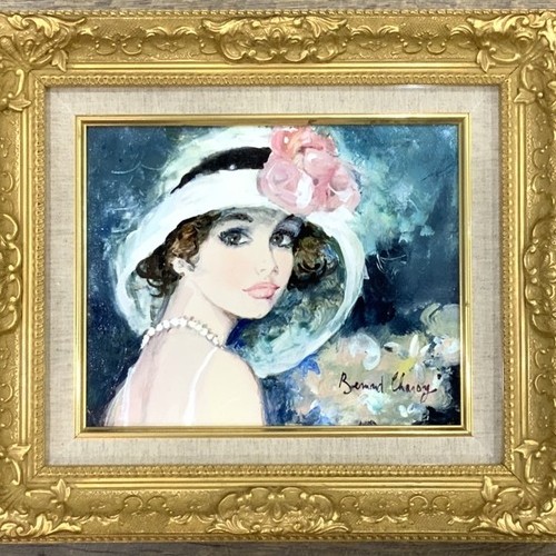 シャロワ「ルイーズ」油彩26.5×21 原画 箱有