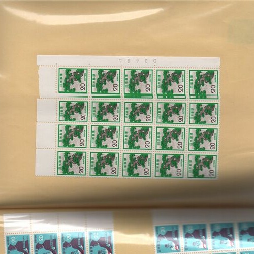 切手シート、バラ