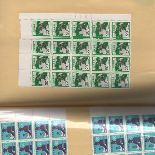 切手シート、バラ