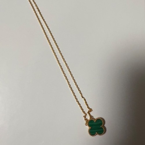 ヴィンテージ アルハンブラ ペンダント 18K イエローゴールド, マラカイト