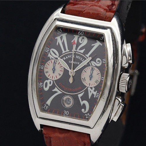 フランクミュラー コンキスタドール 1 8001CC コンキスタドール デイト クロノグラフ 6453810 8BGT MST