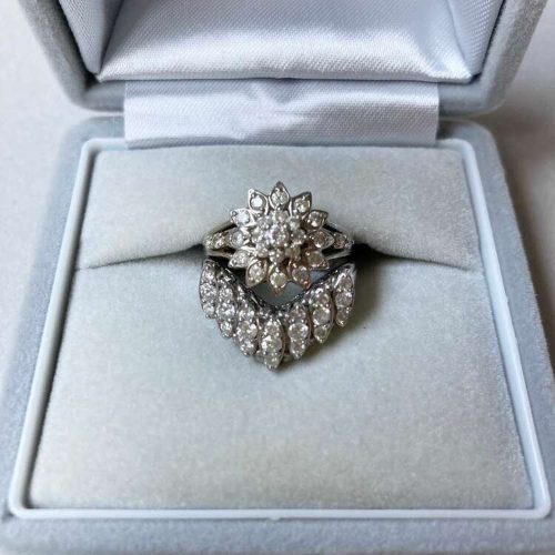 ダイヤモンドのプラチナリング