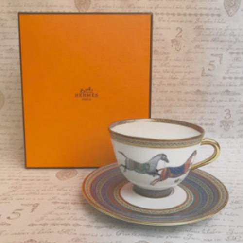 エルメス　シュヴァルドリアン カップソーサー