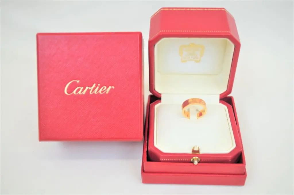 Cartier カルティエ ラブリング 指輪 750 K18 イエローゴールド 7号サイズ 6.33g