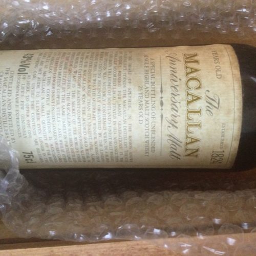 ザ・マッカラン アニバーサリーモルト 25年 1966-1991 750ml 木