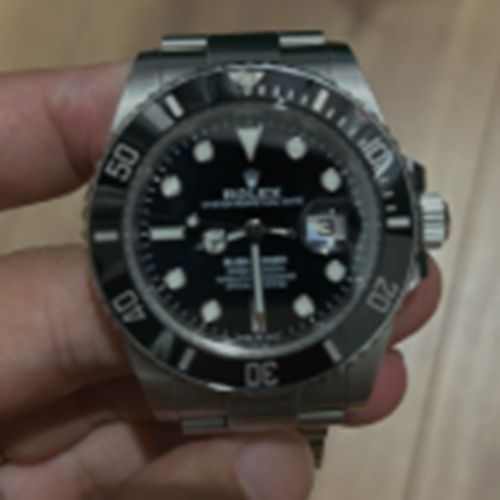 サブマリーナーデイト　黒文字