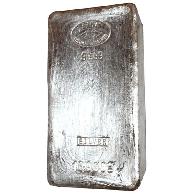 純銀インゴット 10Kg