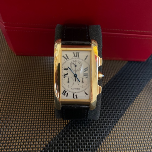 カルティエ　タンクアメリカン　LM K18