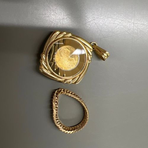 18金喜平指輪 18金ネックレストップ