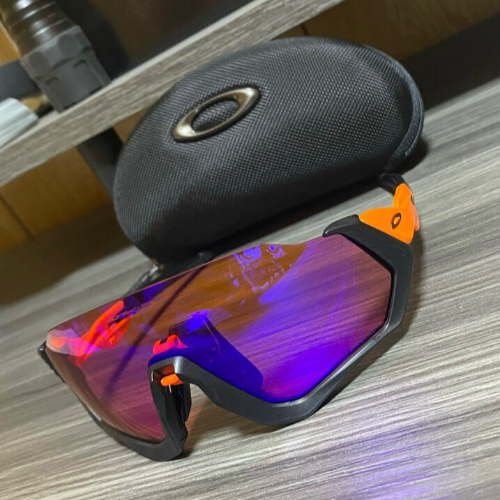 OAKLEY FLIGHT JACKET (NEON ORANGE/PRIZM