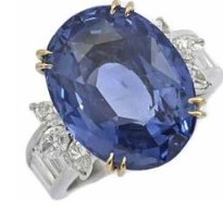 16.91ct スリランカ産 非加熱サファイアリング・指輪