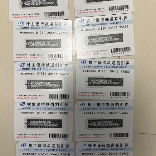 JR西日本株主優待券 10枚