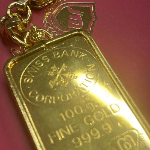 スイス銀行100グラムインゴット