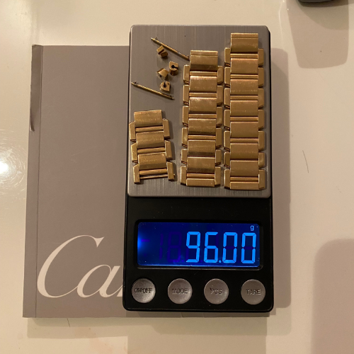 18金 カルティエ ベルト 96g