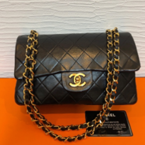 CHANELマトラッセダブルフラップダブルチェーン