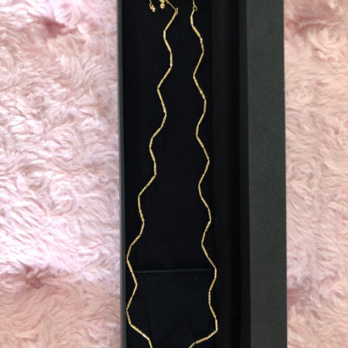 18金イエローゴールド　デザインネックレス