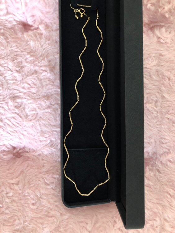 18金イエローゴールド デザインネックレス