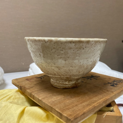 萩焼　抹茶茶碗　旭泉山　今村萩玉