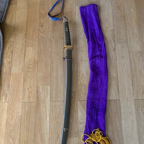 軍刀　登録証あり