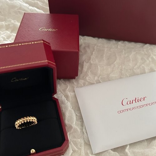 カルティエ　クラッシュリングSMピンクゴールド