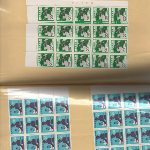 切手シート、バラ