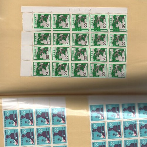 切手シート、バラ