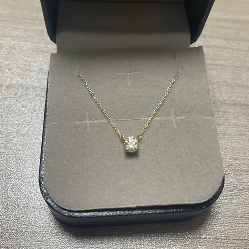 K18イエローゴールドダイヤモンドネックレス