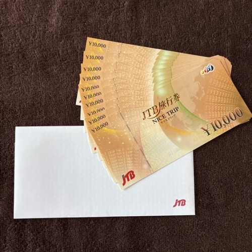 JTB 旅行券ナイストリップ10000円券×10枚