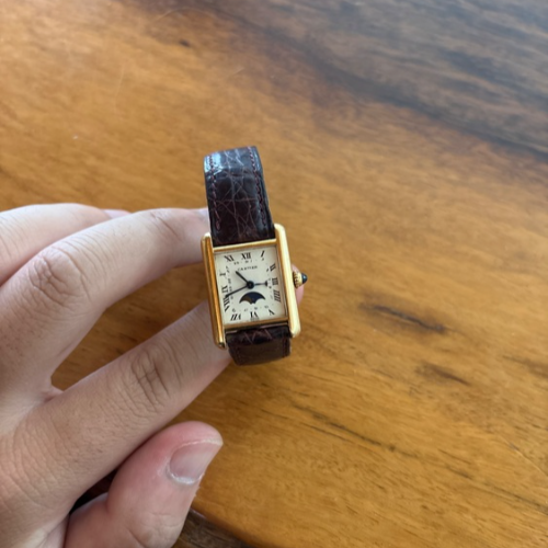 カルティエ タンク Tank Louis Cartier クォーツ 18k