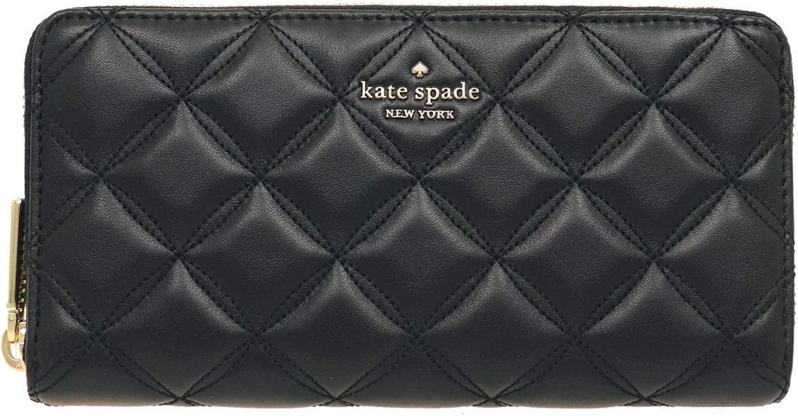 ケイトスペード 長財布 ナタリア キルテッド レザー ラージ コンチネンタル ラウンド ジップ ウォレット WLRU6340