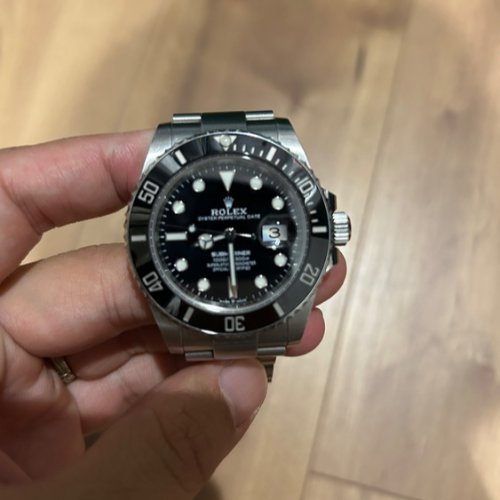 サブマリーナーデイト　黒文字