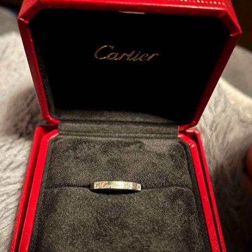 カルティエ　ラニエール　ハーフダイヤリング