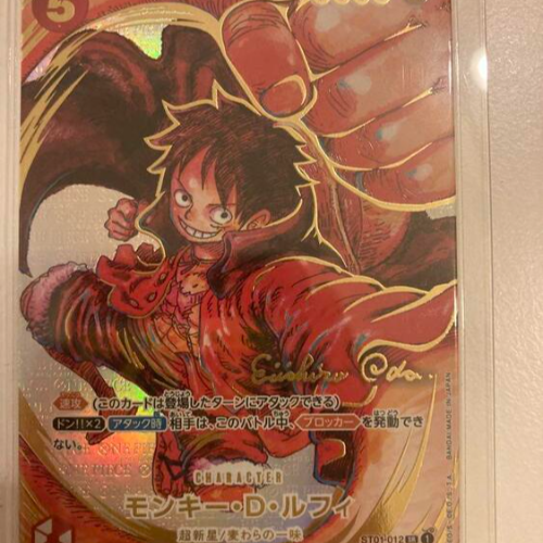 ワンピースカードルフィサイン入り