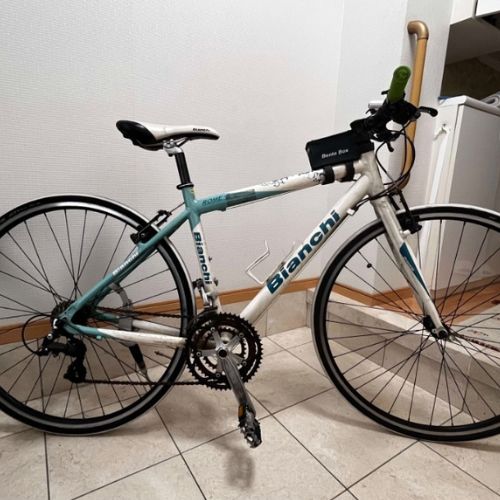 ビアンキ　ROMEーⅡ　ホワイト×チェレステ　クロスバイク
